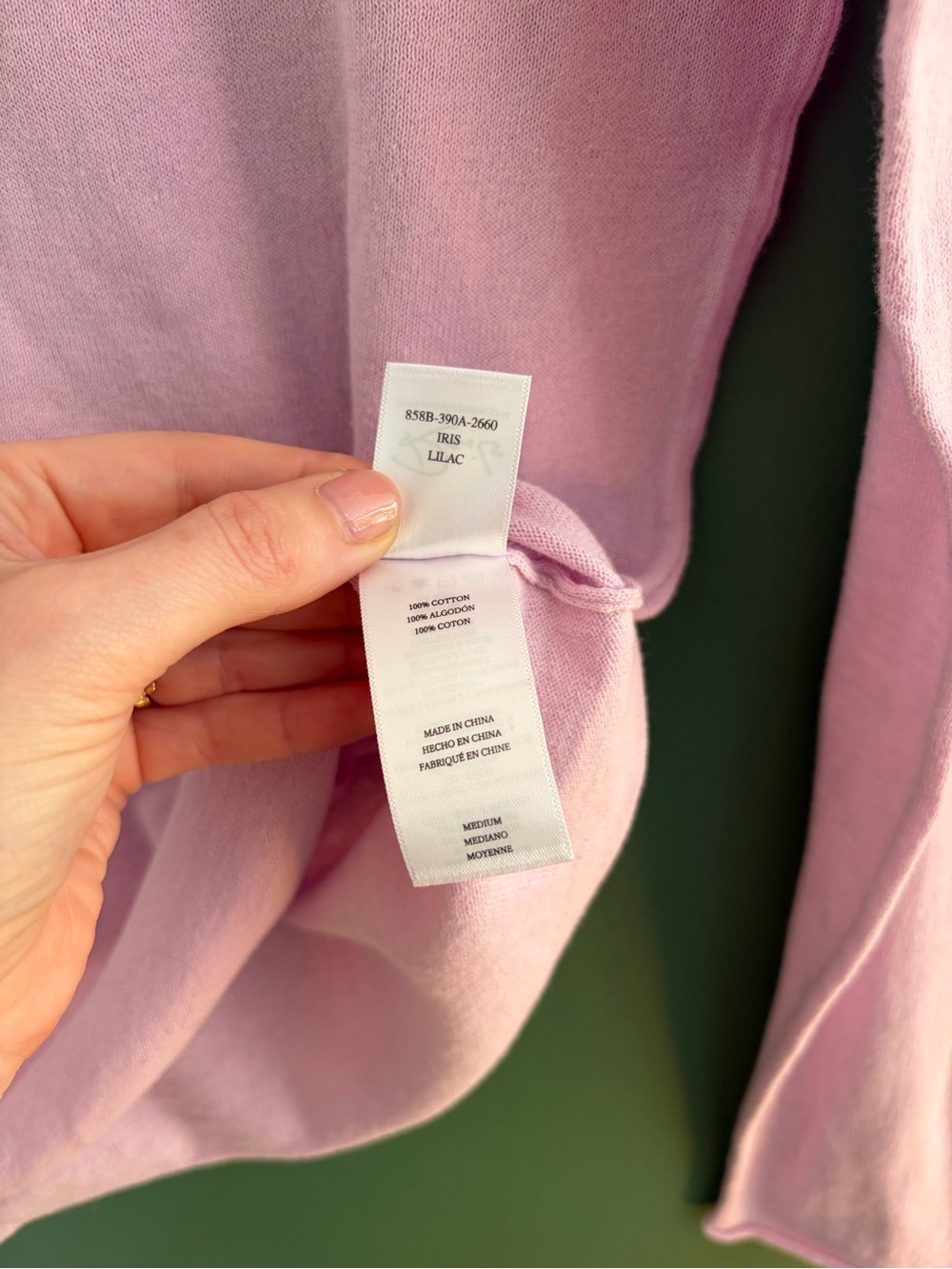 Rails Light Pink Turtleneck Sweater - Picture 5 of 5
